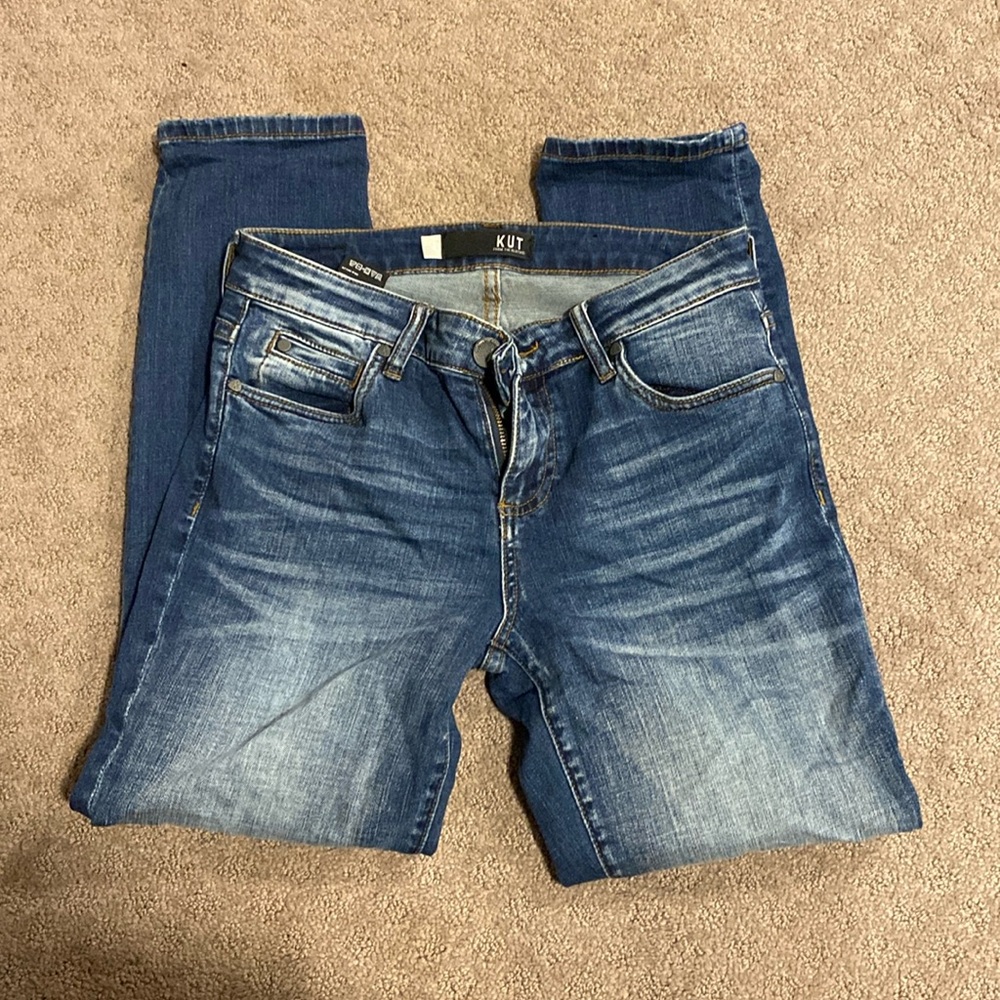 Kut Catherine ankle straight jean